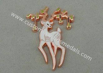 Souvenir Synthetic Enamel Badges Copper Plating Mat - Nickel OEM ODM