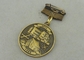Zinc Alloy Custom Awards Medals Die Costing Antique Gold Double Side 3D Military