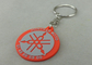 2D PVC Injection Keychain For Business Promotion , Customized PVC Badges.