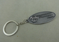 OEM Die Casting Promotional Keychain , Personalized leather Key Ring