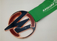 Personalized Ribbon Awards Medals Die Casting Soft Enamel Inner Cut