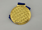 Waterproof Die Cast Medals , Sport Dancing / Cycling Medals With Enamel
