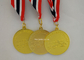 Multi Color Die Cast Medals  , Antique Basketball Or Hockey Enamel Graduation Medals