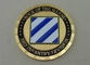 3rd Infantry Division Personalized Coins By Brass Die Struck For Memorial